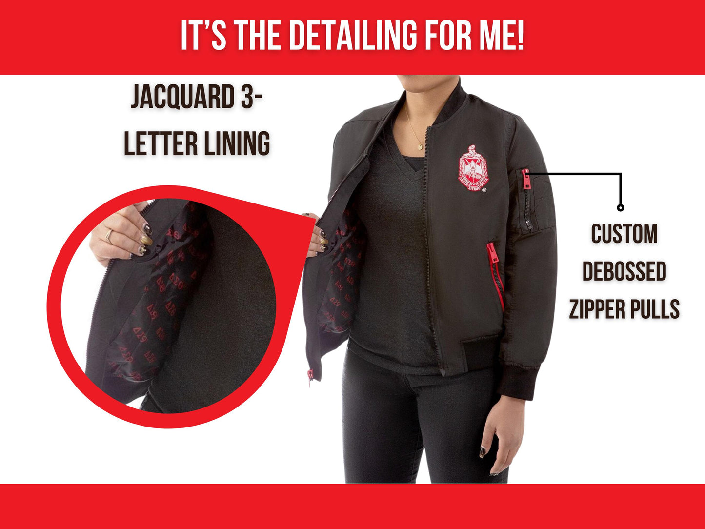 Delta Sigma Theta Bomber Jacket