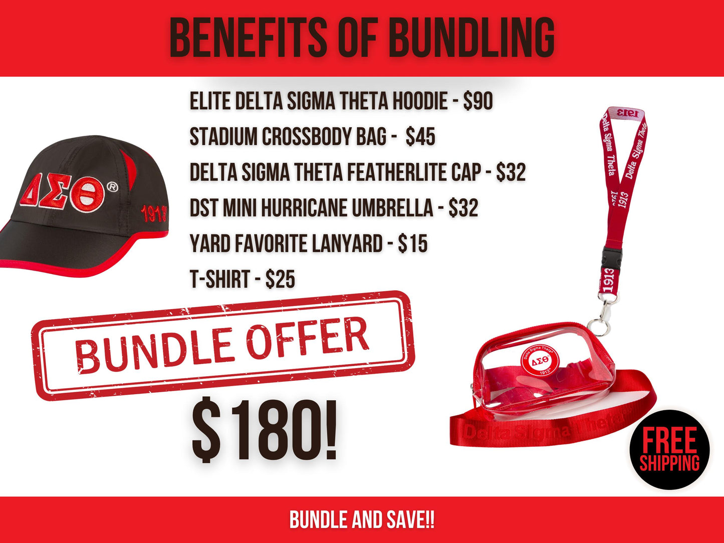 Delta Sigma Theta Elite Track Jacket/Track Hoodie