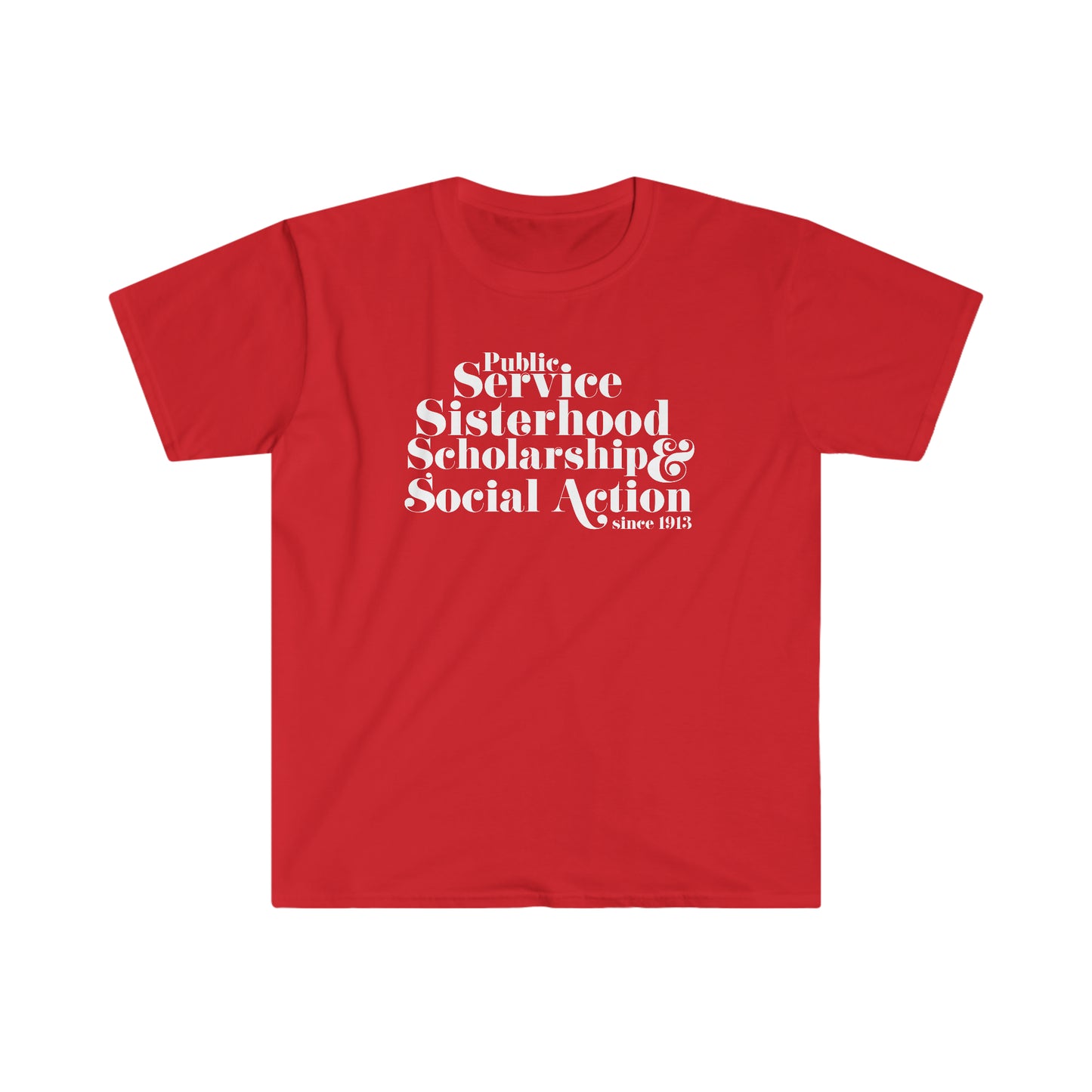 Scholarship Sisterhood Public Service & Social Action T-Shirt