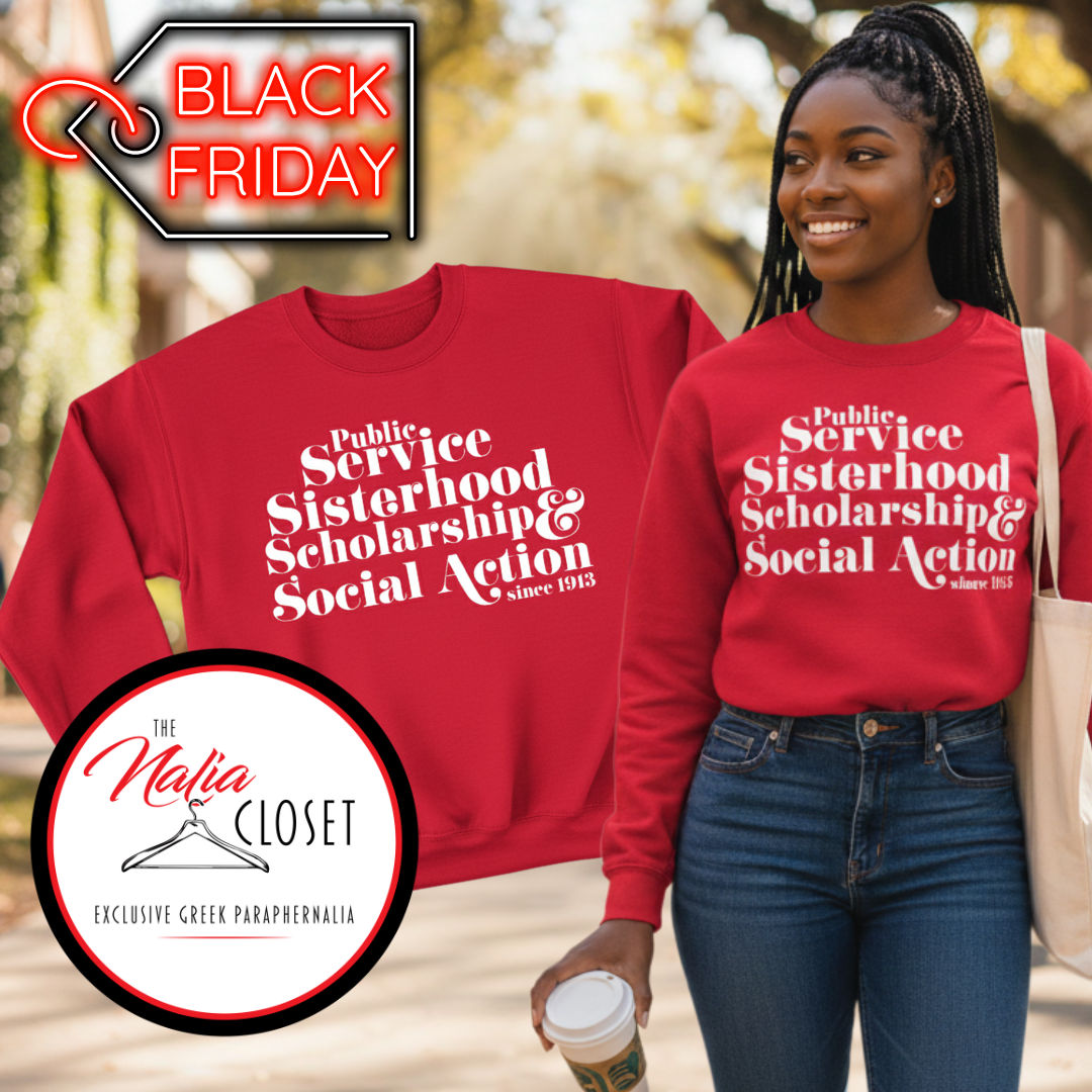 Scholarship Sisterhood Public Service & Social Action Sweatshirt
