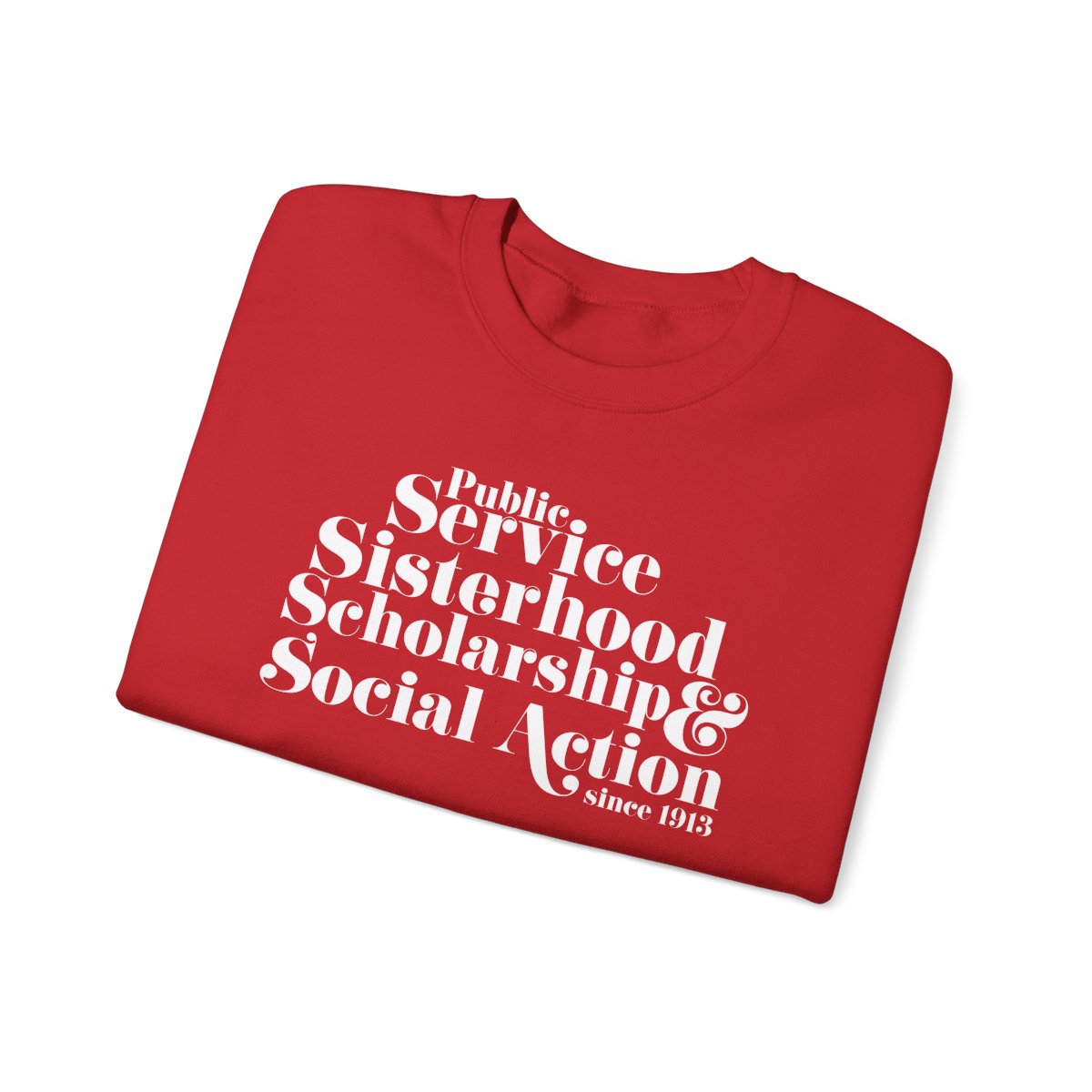 Scholarship Sisterhood Public Service & Social Action Sweatshirt