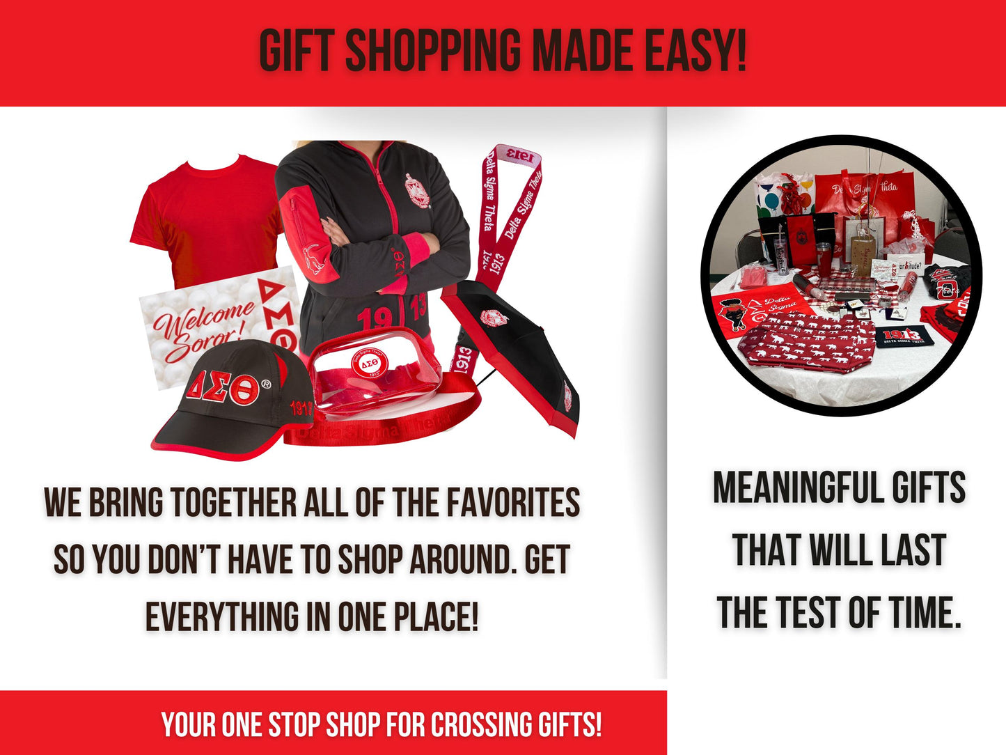Bundle 1: Ultimate Track Jacket Bundle | Delta Sigma Theta | Line Crossing Gifts| New Initiate Bundle| Hoodie, Crest Jute Tote, Umbrella, Cap, Lanyard