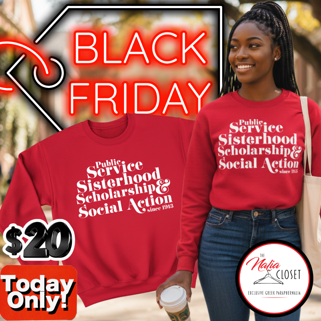Scholarship Sisterhood Public Service & Social Action Sweatshirt