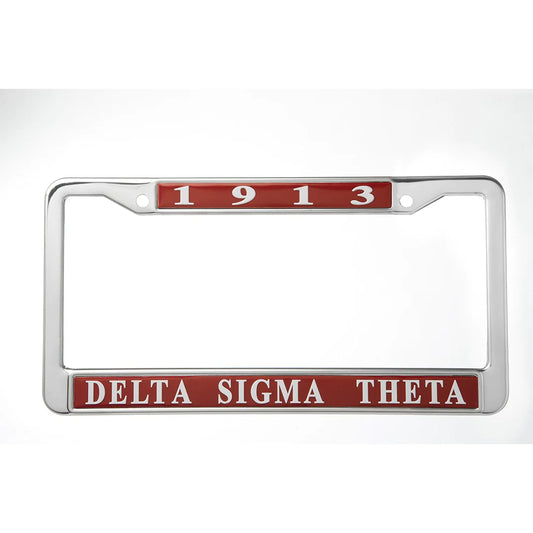 Delta Sigma Theta License Plate Frame Cover