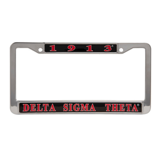 Delta Sigma Theta License Plate Frame Cover