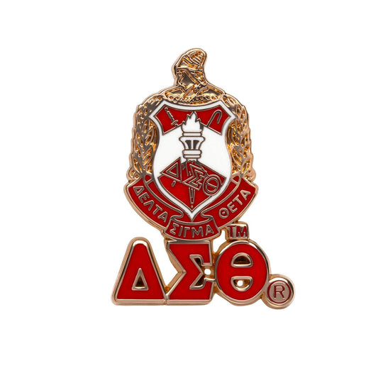 3D Delta Sigma Theta Crest w/ Letters